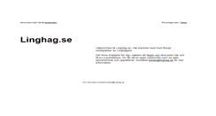 Desktop Screenshot of linghag.se