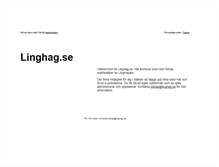 Tablet Screenshot of linghag.se